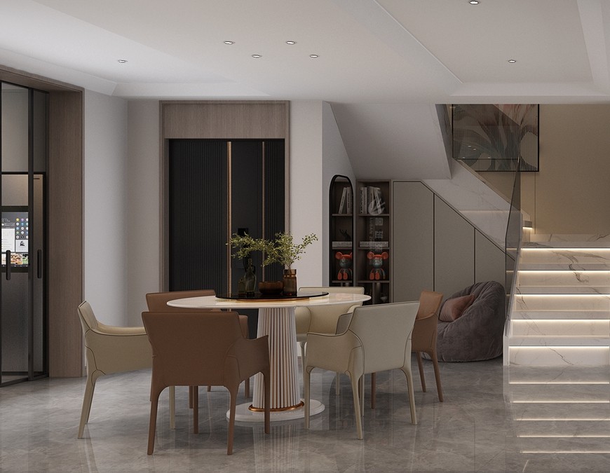 陽光城plus複式180平米現代簡約風格餐廳2