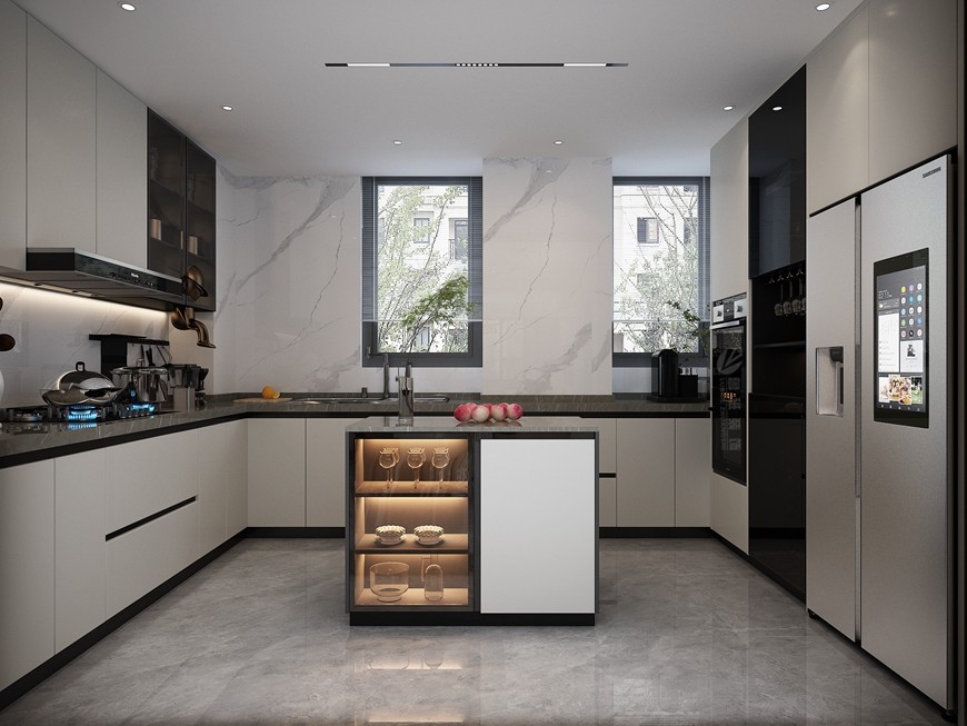 陽光城plus複式180平米現代簡約風格廚房