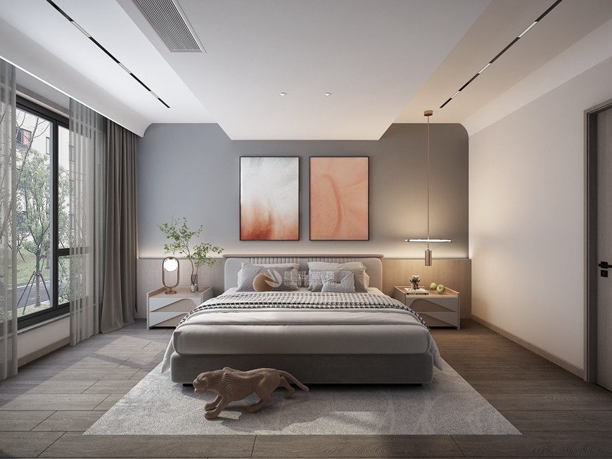 陽光城plus複式180平米現代簡約風格主卧