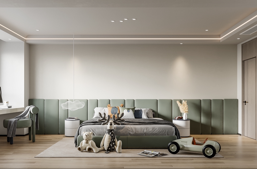 藍光公(gōng)園華府頂躍275平米現代極簡風格小(xiǎo)孩房